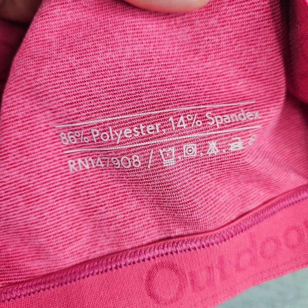 Outdoor Voices Womens Crop Tank Top Size XS Pink Athletic Sports Bra Activewear